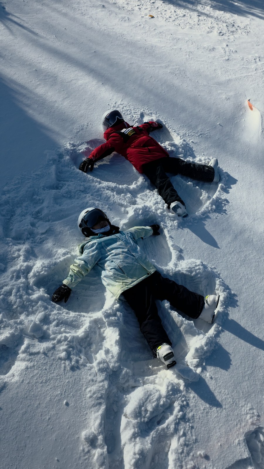 Snow angels together