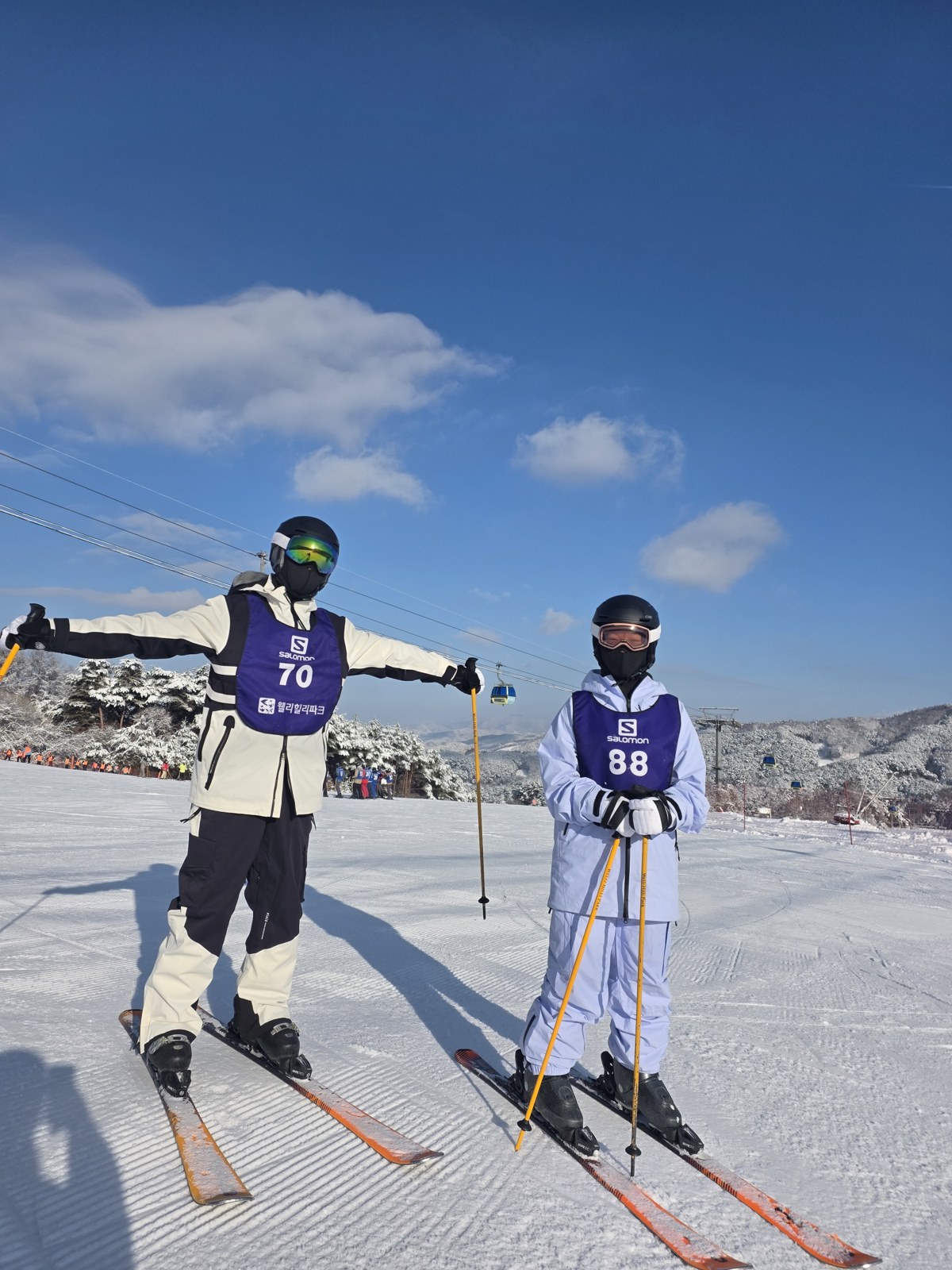 A shared day on snow